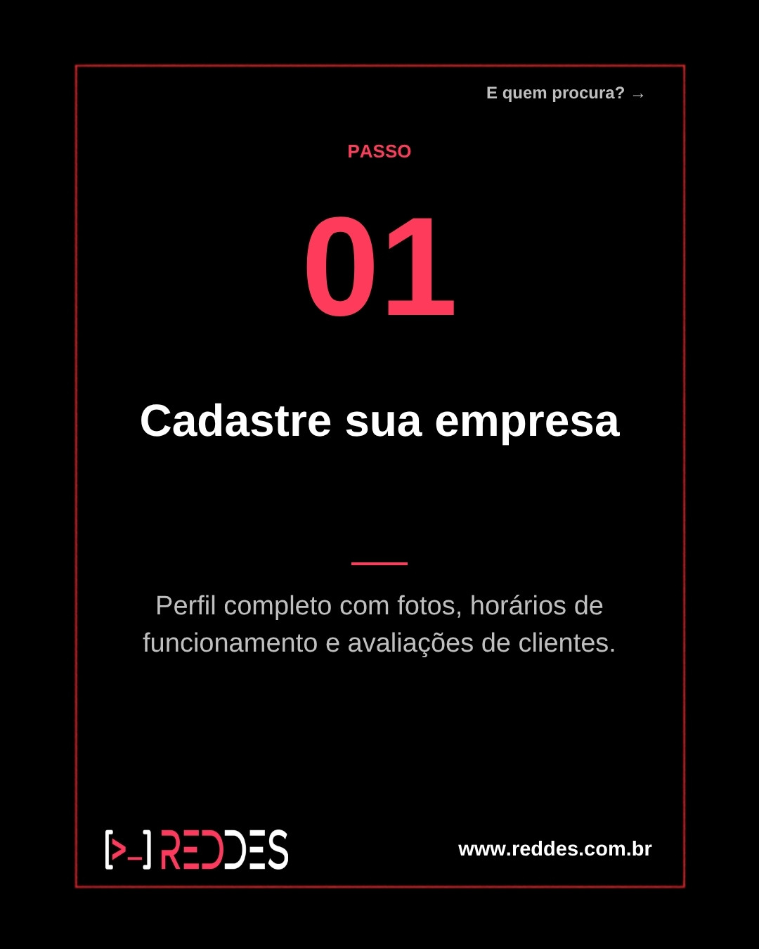 Carrossel "Seu cliente consegue te achar no Gama?" sobre o Gama Guia, guia comercial da Reddes (imagem 2 de 5)