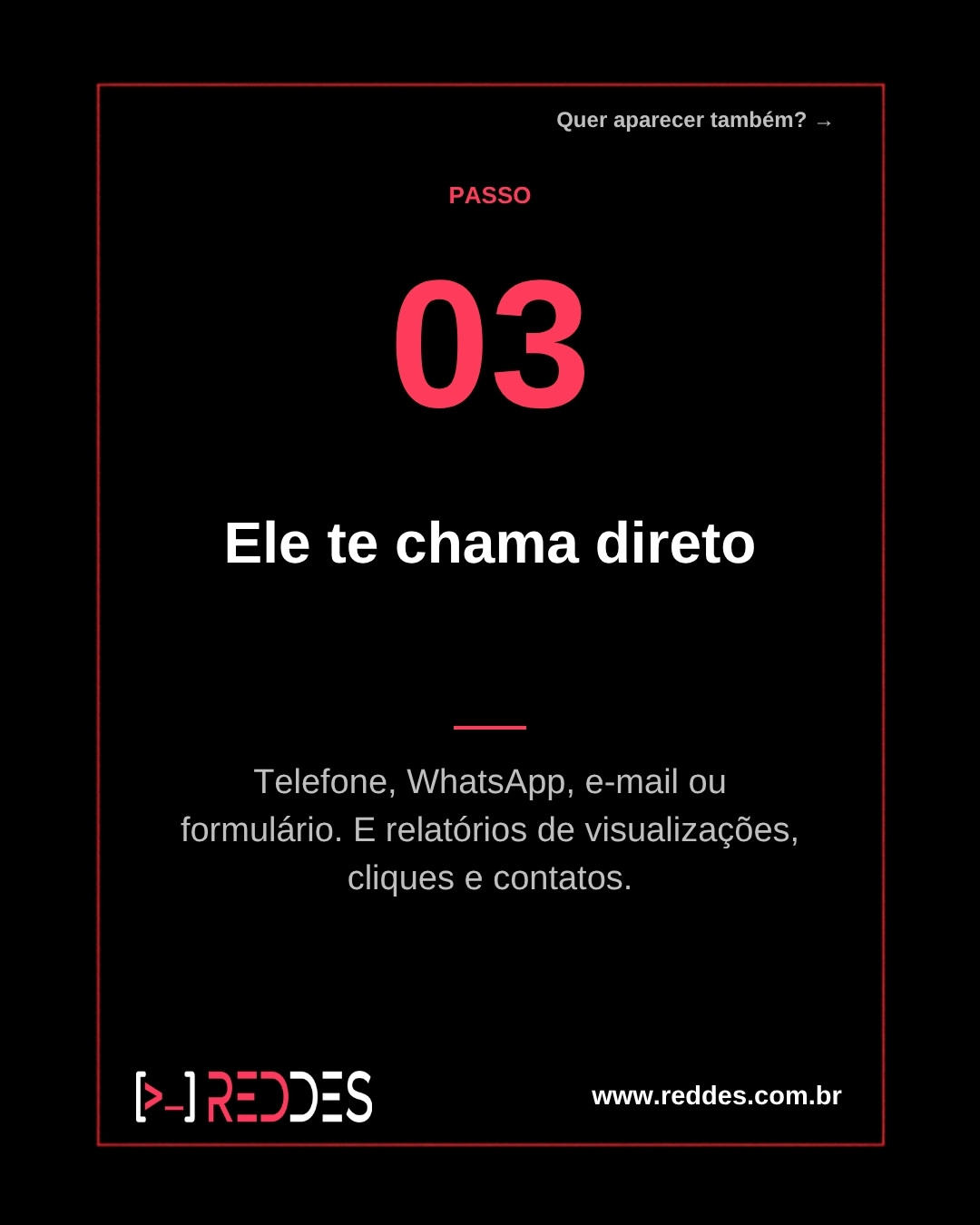 Carrossel "Seu cliente consegue te achar no Gama?" sobre o Gama Guia, guia comercial da Reddes (imagem 4 de 5)