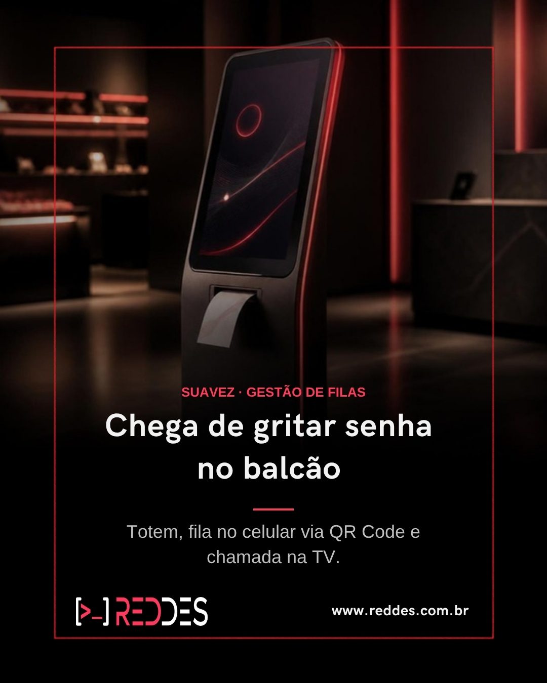 Arte do post "Chega de gritar senha no balcão" do SuaVez
